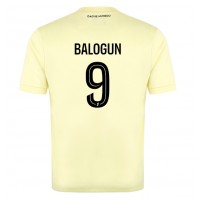 AS Monaco Folarin Balogun #9 Tretí futbalový dres 2025-26 Krátky Rukáv